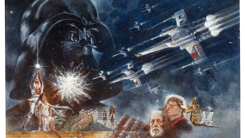 Obraz, který poprvé zvěčnil svět Star Wars, se prodal za téměř 4 miliony dolarů